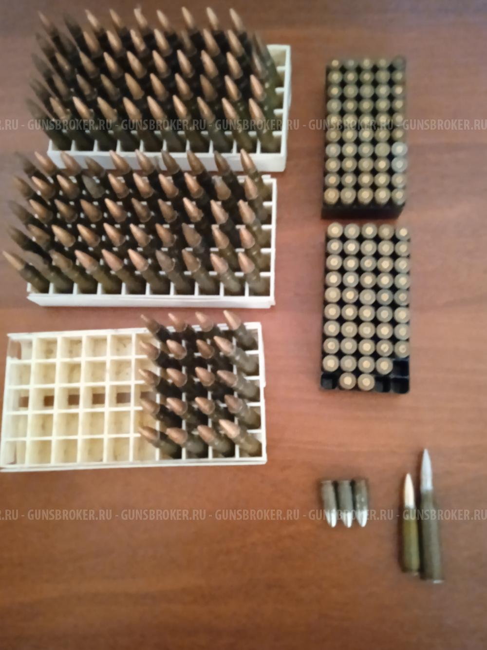 Макеты патронов 9x19/5,45x39/5,56x45/7,62x39/7,62x51/7,62x54/9x17/катриджи для ТТ-С