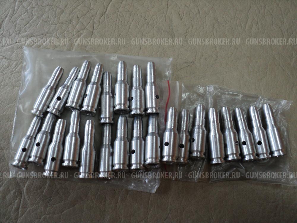 Макеты патронов 9x19/5,45x39/5,56x45/7,62x39/7,62x51/7,62x54/9x17/катриджи для ТТ-С