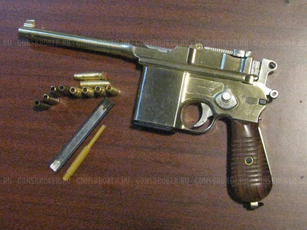 Маузер К96 (Mauser C96 или Mauser M712) шумовая модель от Marushin 