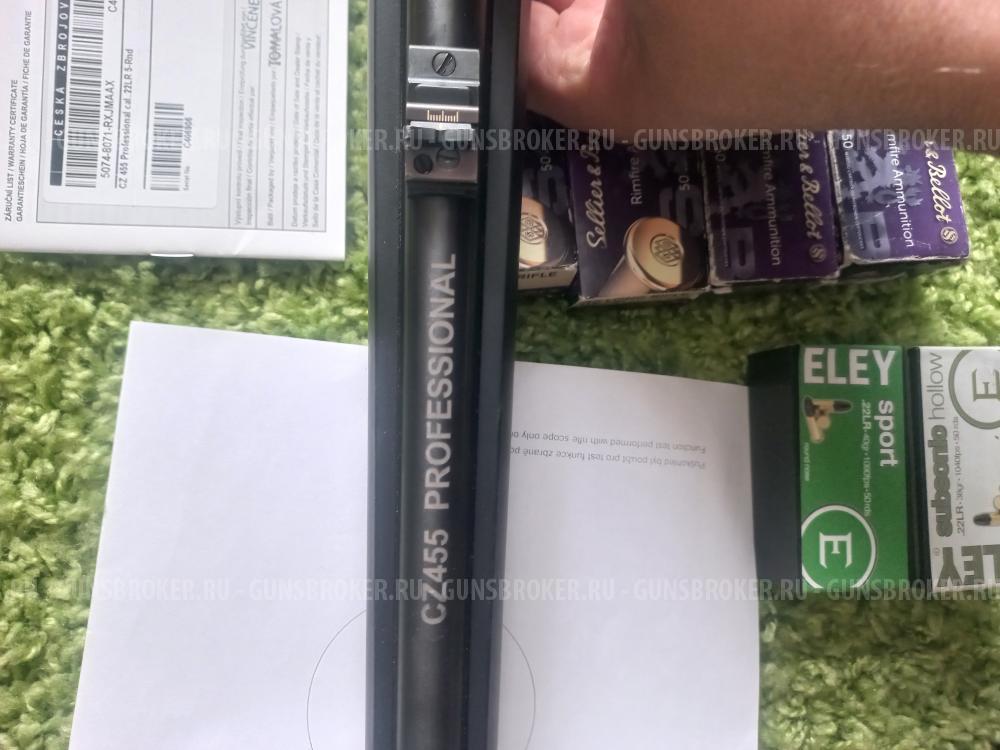 Мелкашка  CZ 455 Professional Synthetic Muzzle thread 22LR