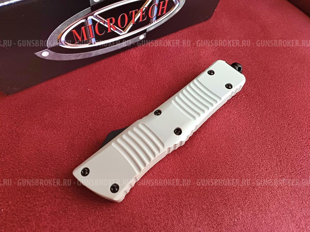 Microtech Combat Troodon D/E Storm Trooper Knife (3.4" White) 142-1ST