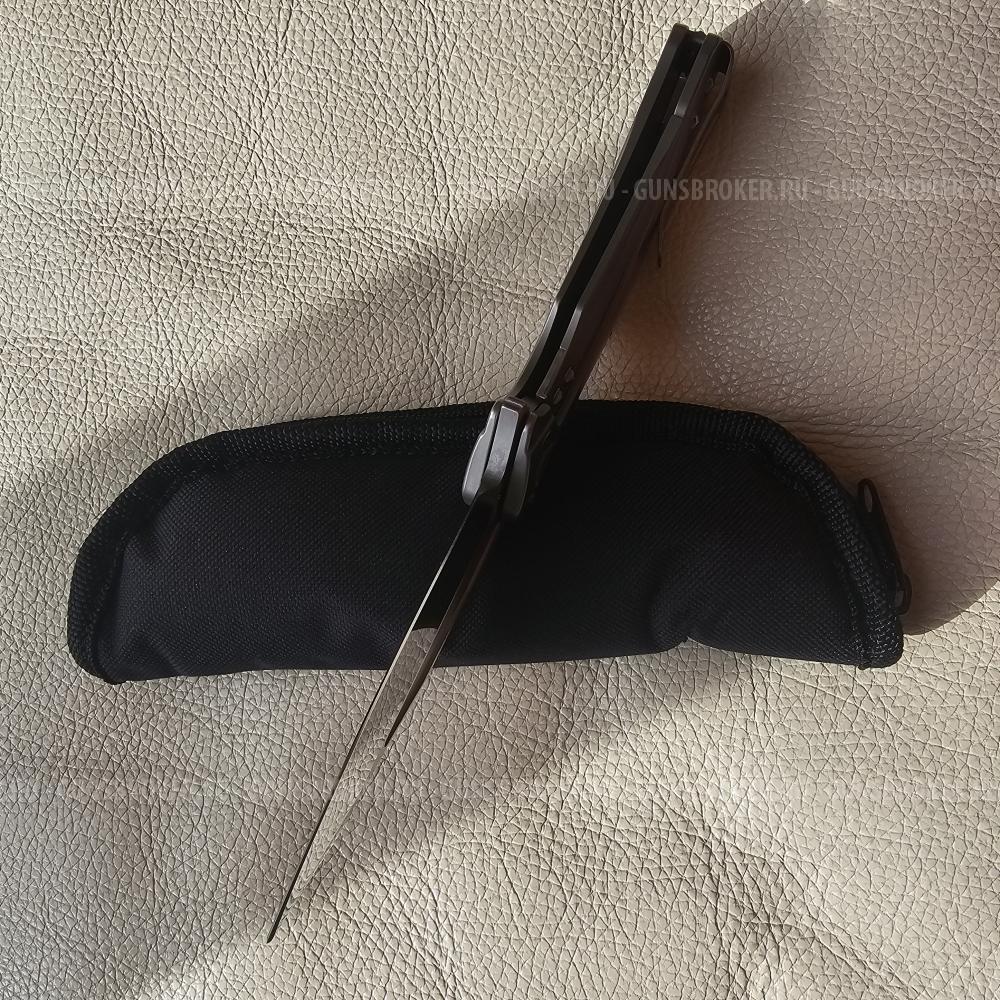 Microtech Marfione Custom Matrix Mirror Polish ,Tritium Insert ,Titanium Handle