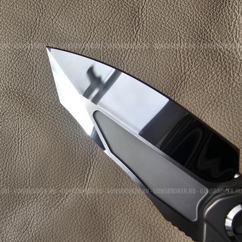 Microtech Marfione Custom Matrix Mirror Polish ,Tritium Insert ,Titanium Handle