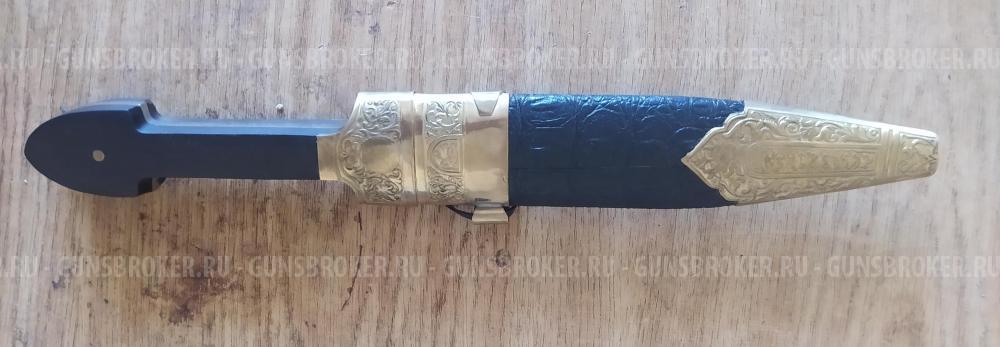 Мини кинжал из Дамасской стали