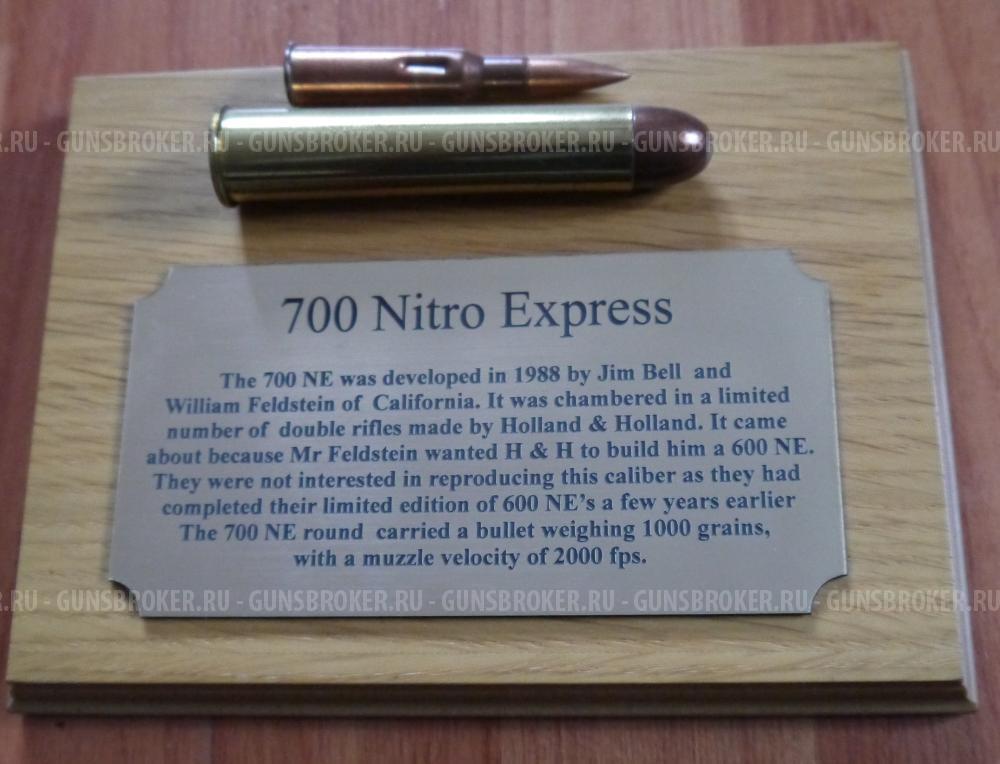 ММГ патрона - 700 калибр Nitro Express