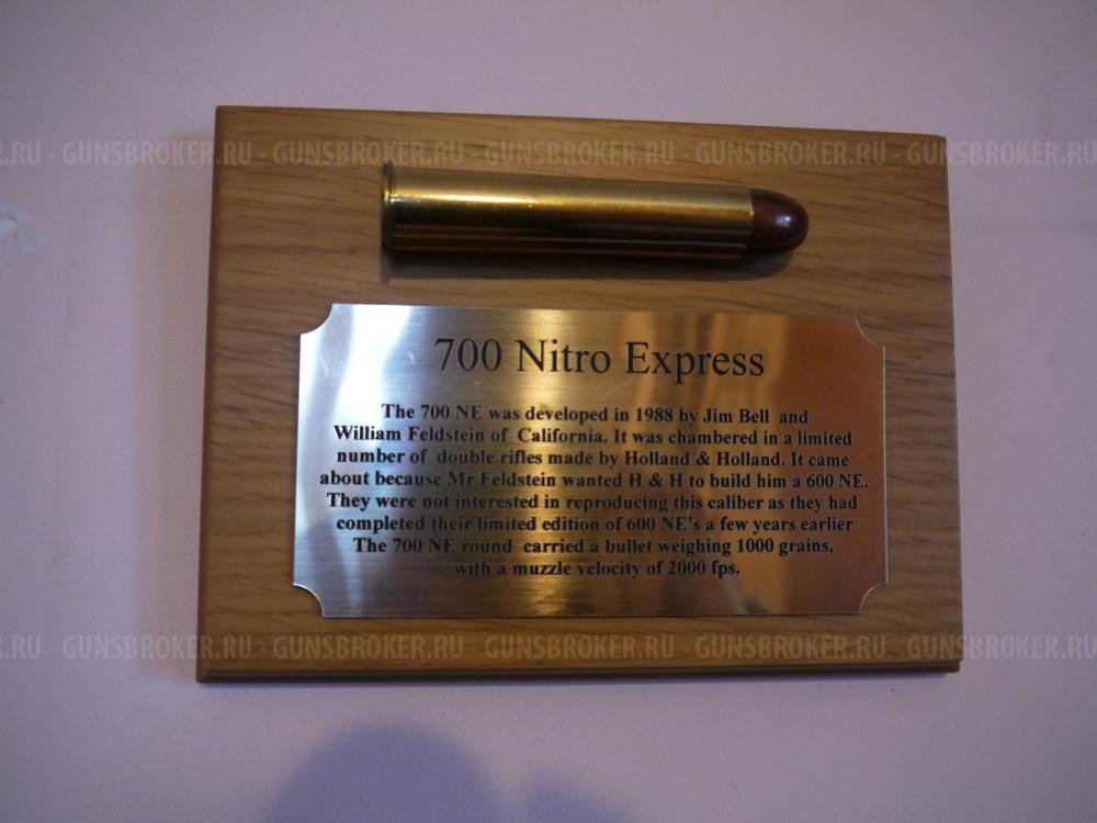 ММГ патрона - 700 калибр Nitro Express