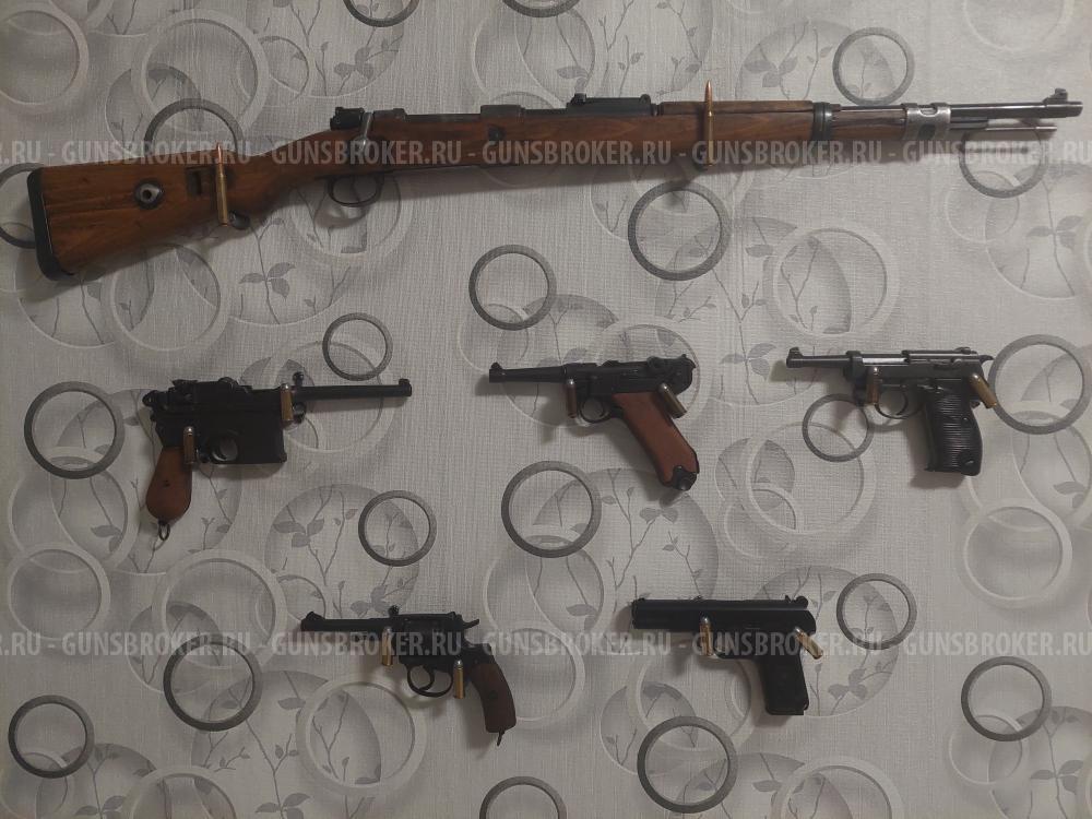 ММГ Пистолет Mauser C96, Маузер К96 (Denix, 1896 г, Германия, деревянная рукоять)