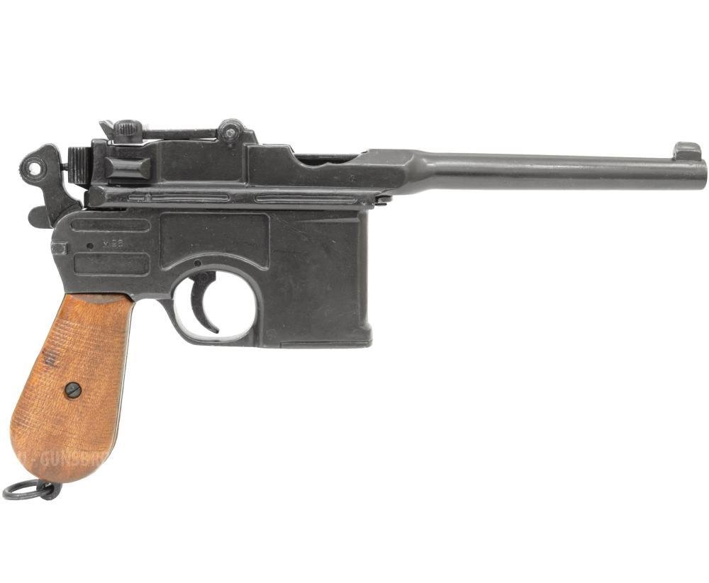 ММГ Пистолет Mauser C96, Маузер К96 (Denix, 1896 г, Германия, деревянная рукоять)