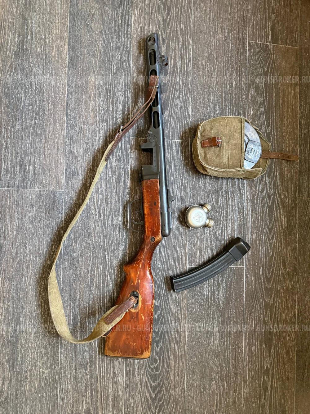 ММГ ППШ-41 (1945 г.), оригинал, весь на одном номере, с документами !!! СРОЧНО !!!