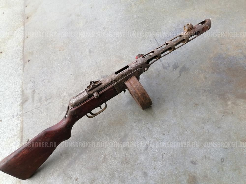 ММГ ППШ Пистолет - пулемёт Шпагина. Взвод-спуск штатно.