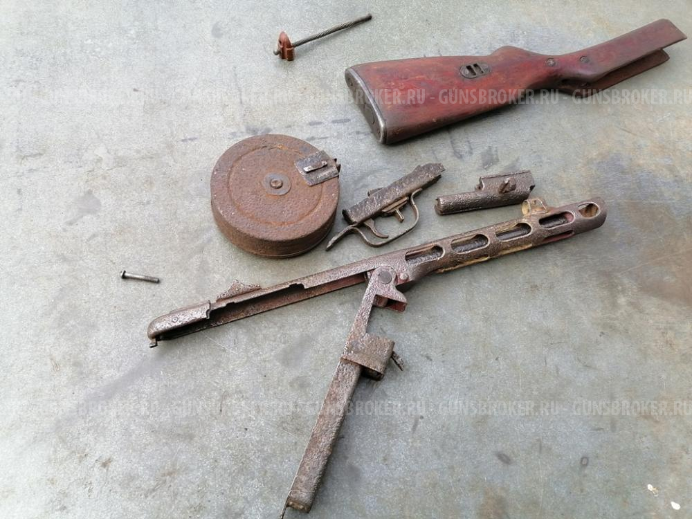 ММГ ППШ Пистолет - пулемёт Шпагина. Взвод-спуск штатно.