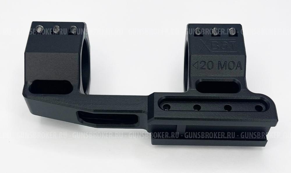 Моноблок РОСТ ХВАТ на AR-15 34 мм, 20МОА, высота 25 мм с выносом+вивер на полукольце (№34)