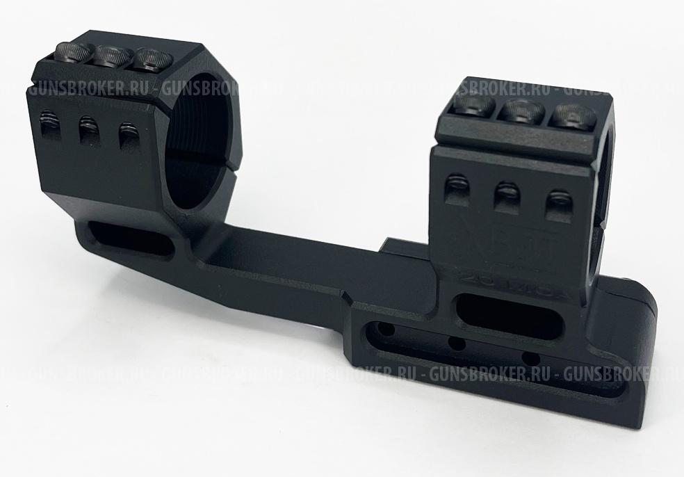 Моноблок РОСТ ХВАТ на AR-15 34 мм, 20МОА, высота 25 мм с выносом+вивер на полукольце (№34)