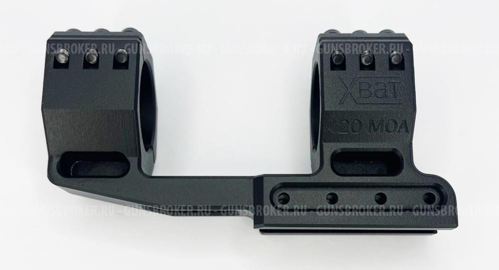 Моноблок РОСТ ХВАТ на AR-15 34 мм, 20МОА, высота 25 мм с выносом+вивер на полукольце (№34)
