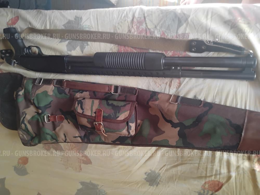 Mossberg 500A 12 калибр, ремень, чехол с подсумком
