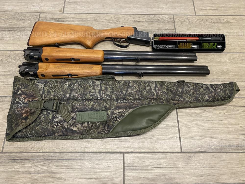 Ружье МР-27ЕМ 12/76 Бук, вертикальное с двумя стволами