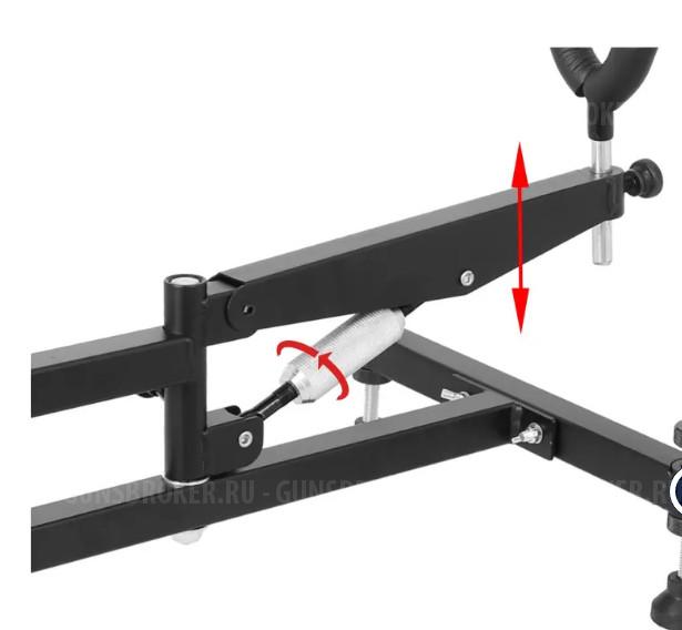 Станок для пристрелки и чистки оружия.