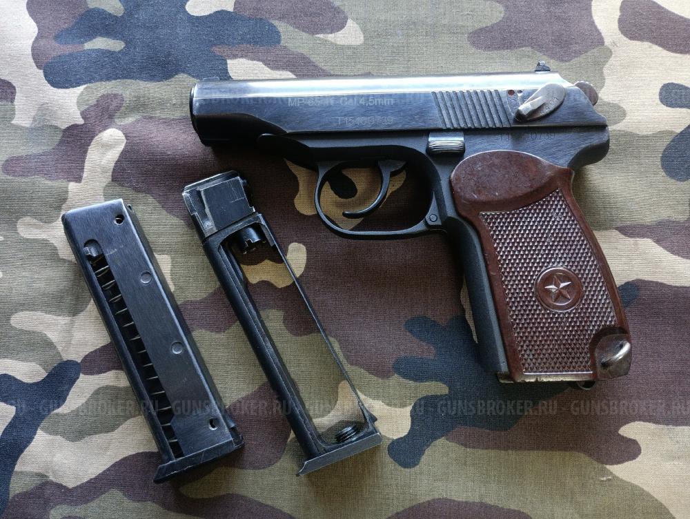 Пневматический пистолет МР-654 Ушастик