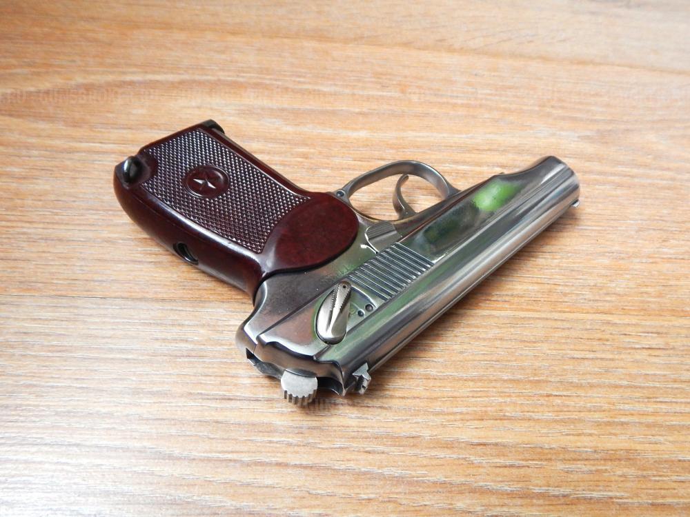 МР-654К из боевого. В тюнинге. Никель. С комплектом. Ковка. В идеале. 32 серия. Эксклюзив.