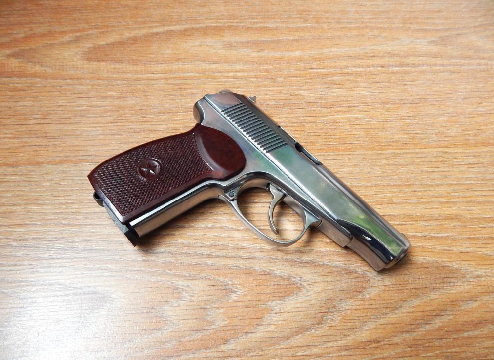 МР-654К из боевого. В тюнинге. Никель. С комплектом. Ковка. В идеале. 32 серия. Эксклюзив.