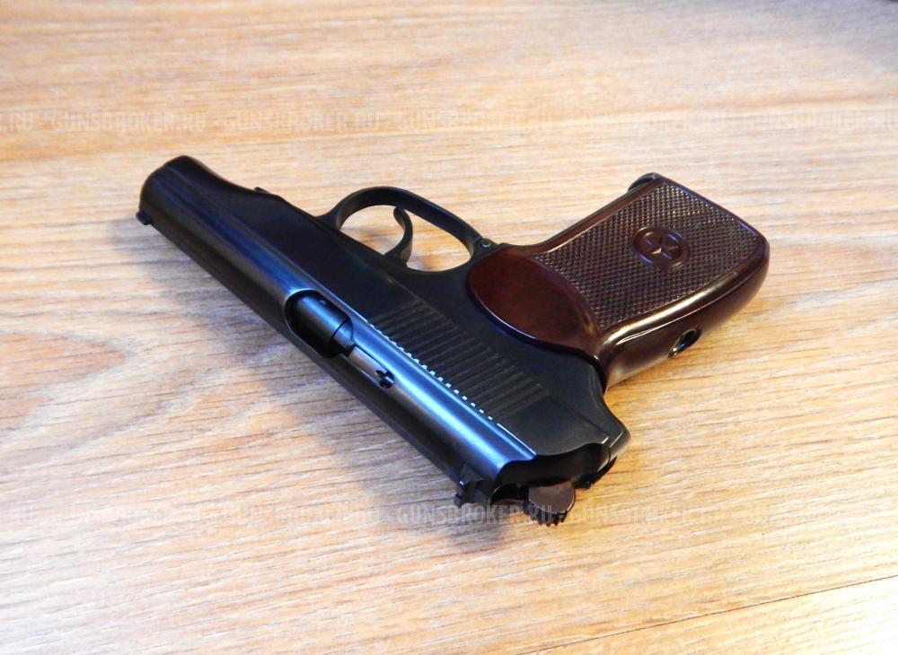 МР-654К из боевого. В тюнинге. С комплектом. Ковка. 32 серия. СССР. С кобурой и удлинителе