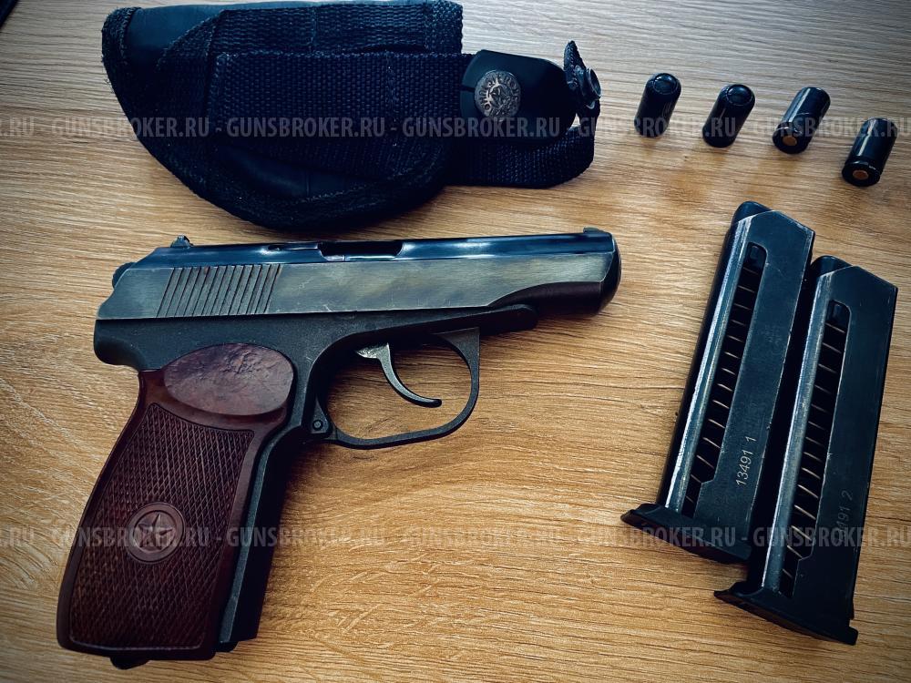 Травматический пистоле ПМ, кал. 13мм., (МР80-13Т, 45 Rubber)