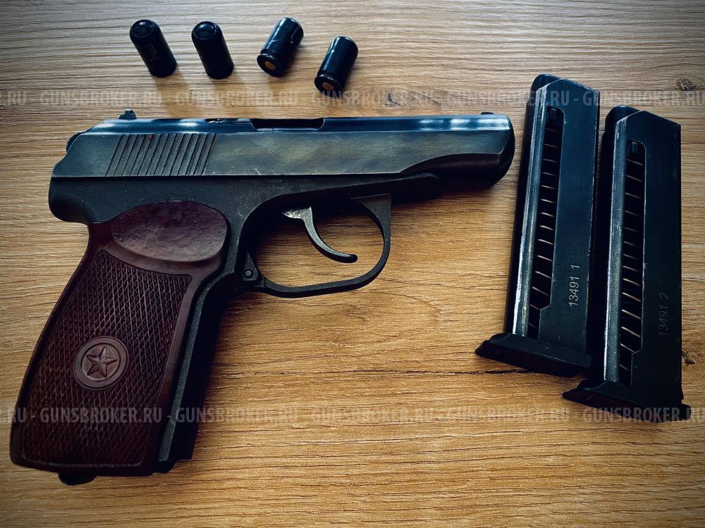 Травматический пистоле ПМ, кал. 13мм., (МР80-13Т, 45 Rubber)