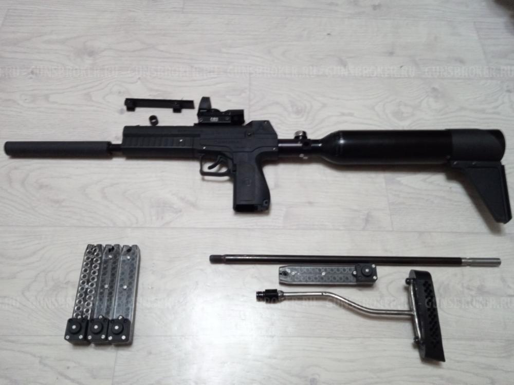 мультикалиберный 5.5 + 4.5  рср пистолет Кардинал