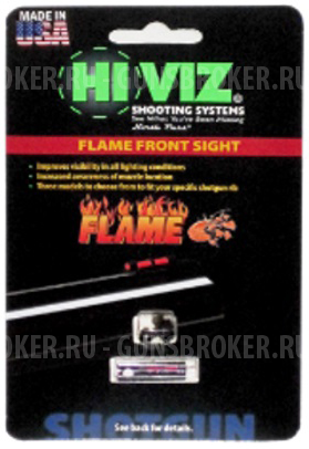 Мушка HiViz Flame Sight красная универсальная