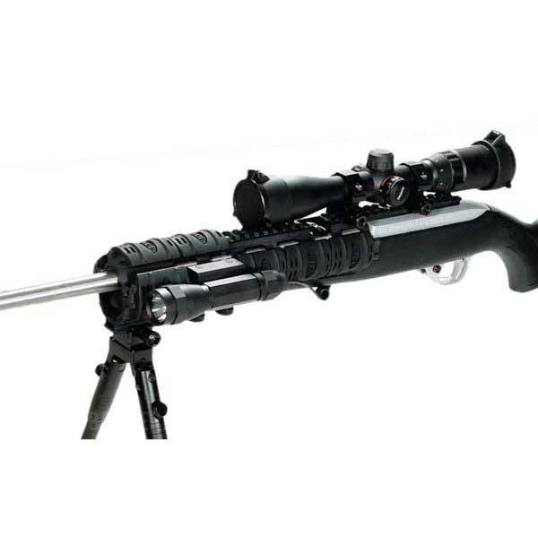 На RUGER 10/22 рукоятки перезарядки, планки, магазин релиз, Quad Rail + магазины 22lr