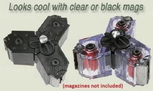 На RUGER 10/22 рукоятки перезарядки, планки, магазин релиз, Quad Rail + магазины 22lr