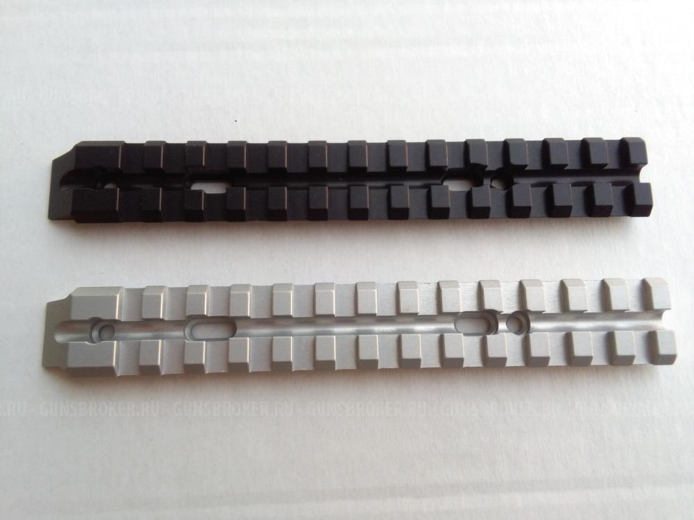 На RUGER 10/22 рукоятки перезарядки, планки, магазин релиз, Quad Rail + магазины 22lr