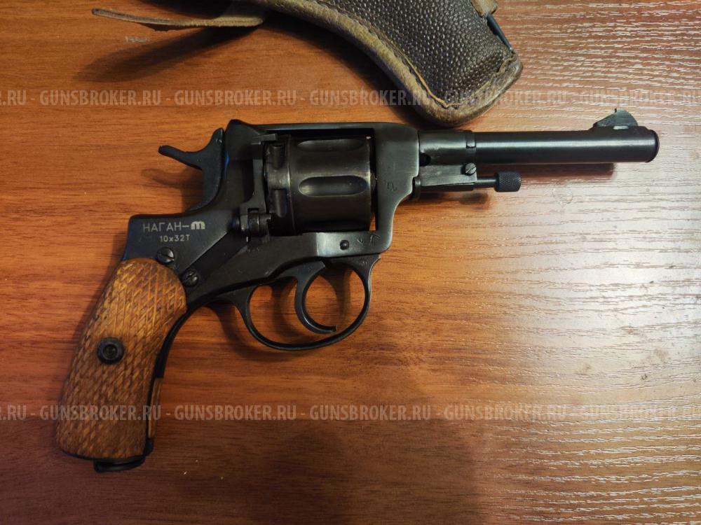 Наган 10х32Т именной, немножко нарезной