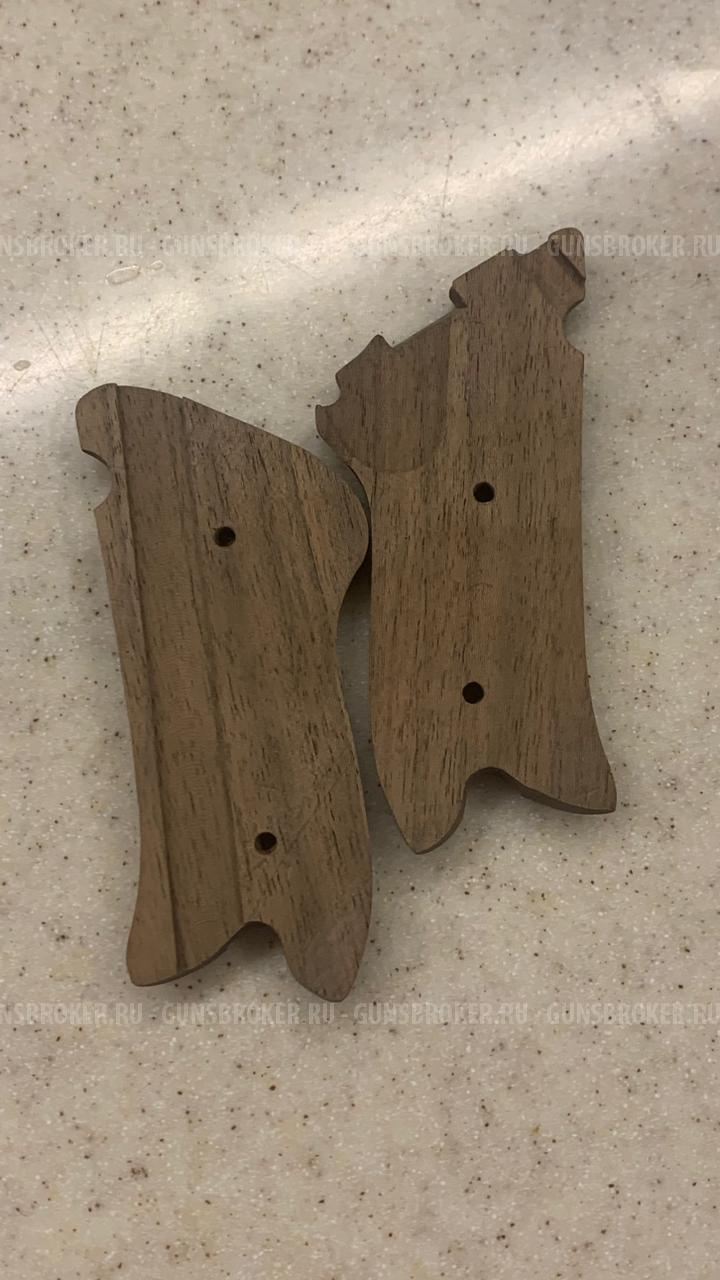 Накладки из ореха для Люгер п08 luger p08 Турция, заводское качество.