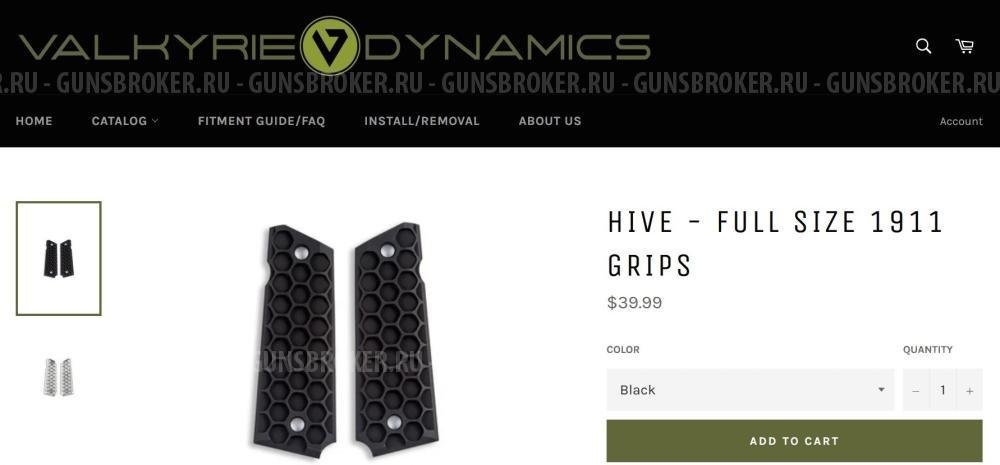 Накладки на Colt 1911 от Valkyrie Dynamics 