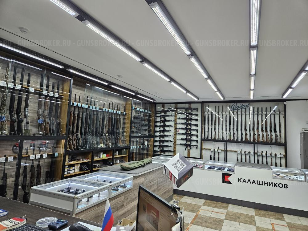 Нарезное оружие Baikal 145 Лось кал. 308 Win, L-550 мм, твист 10, ствол хром, орех, комб. затыльник