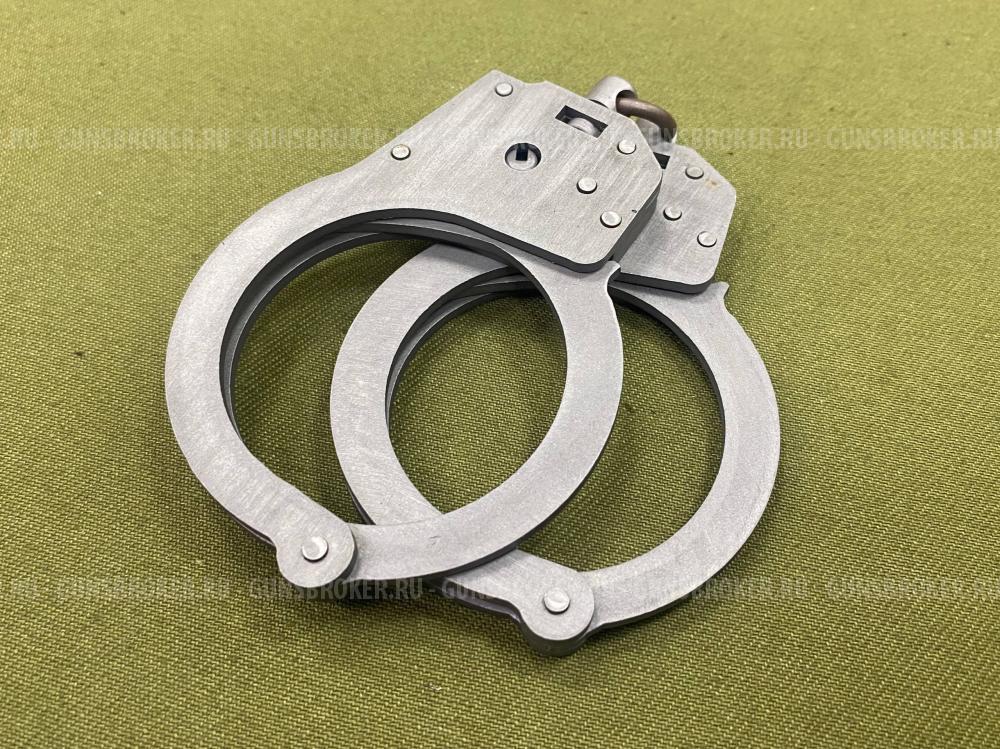 Наручники КРАБ с фиксатором Никель