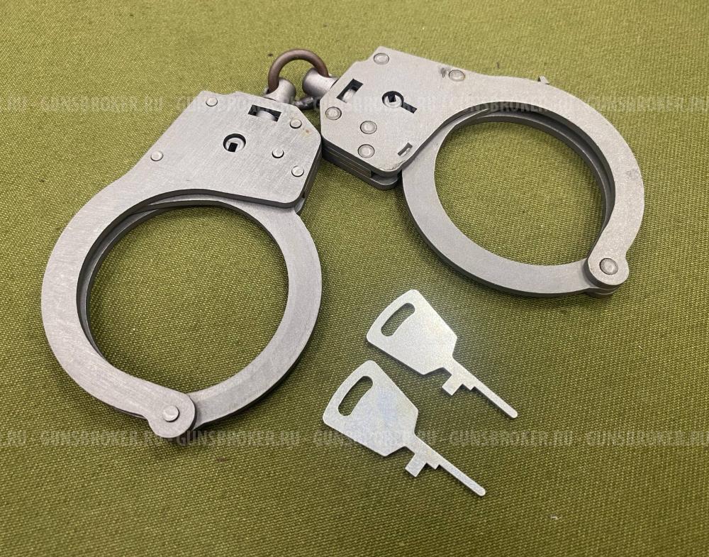 Наручники КРАБ с фиксатором Никель