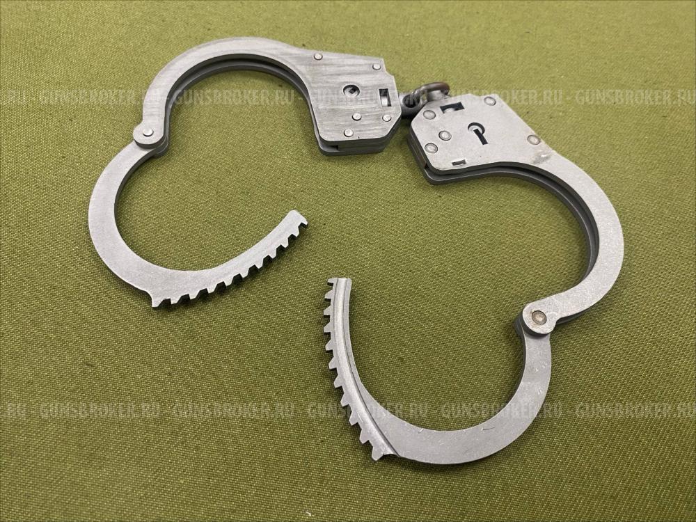 Наручники КРАБ с фиксатором Никель
