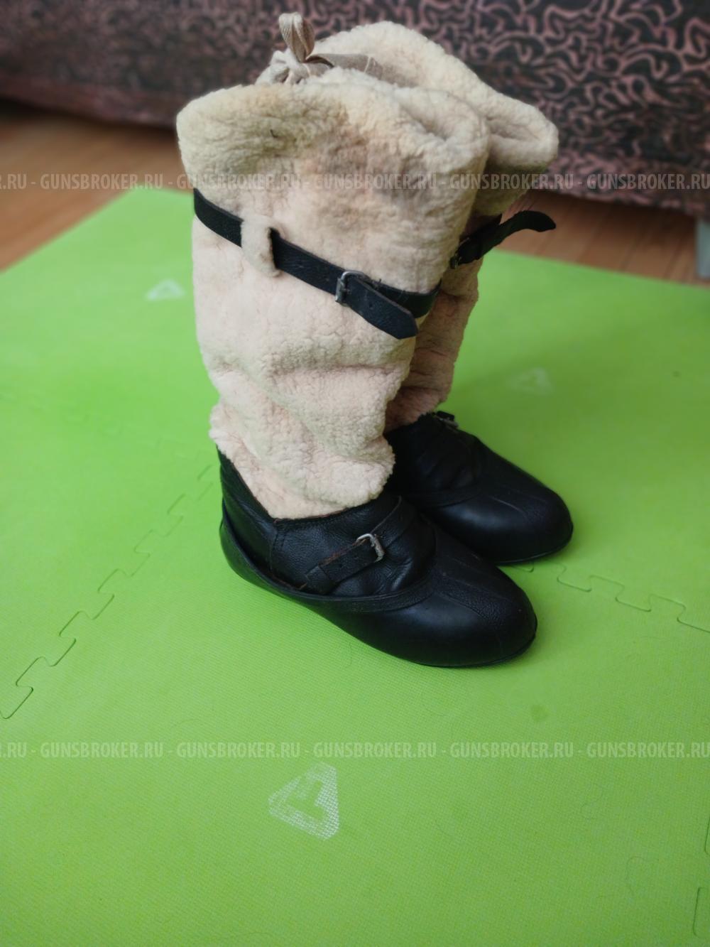 Натуральные Унты (Овчина) в калошах 44 размер