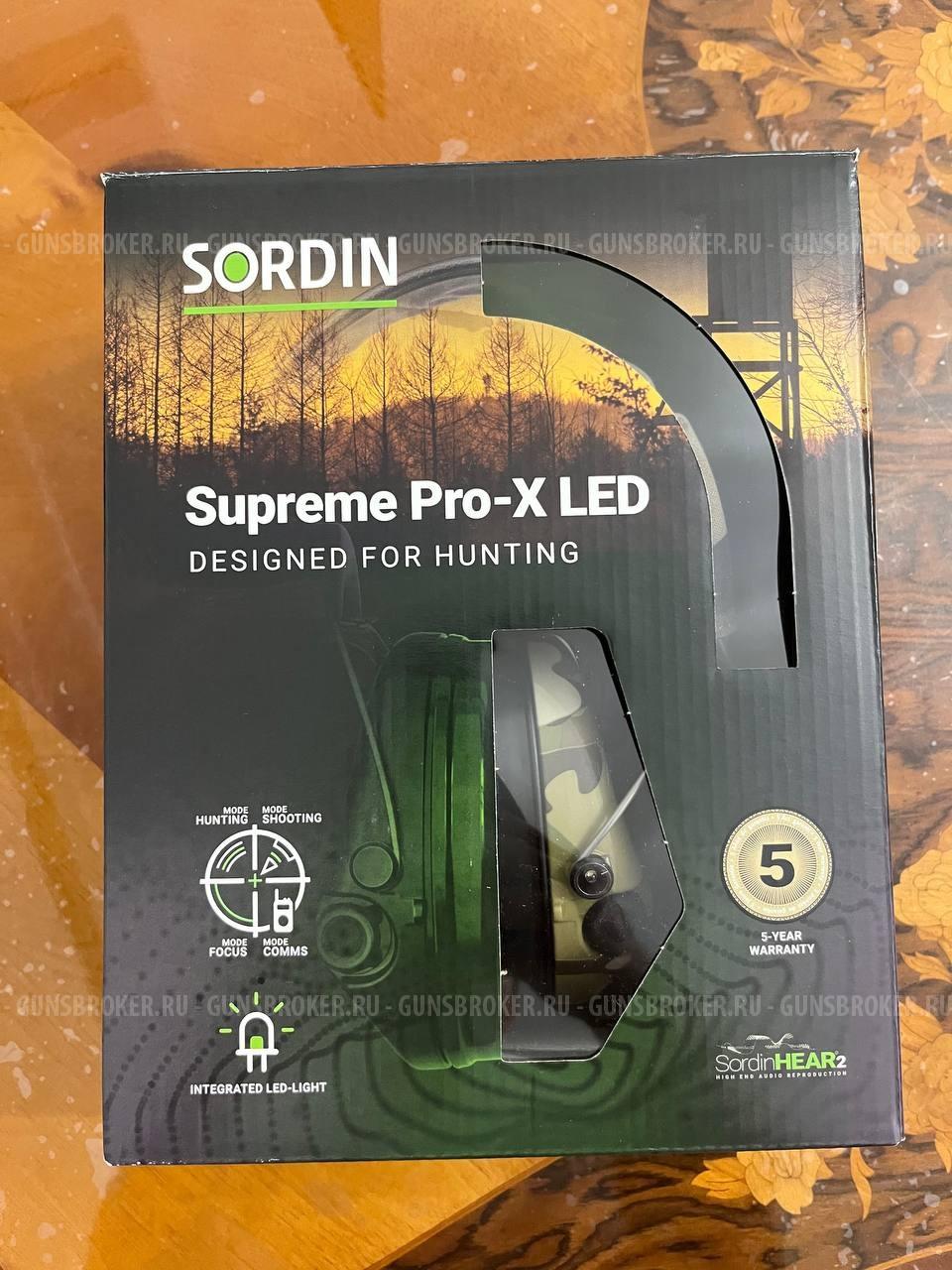 Наушники MSA Sordin Supreme PRO-X LED