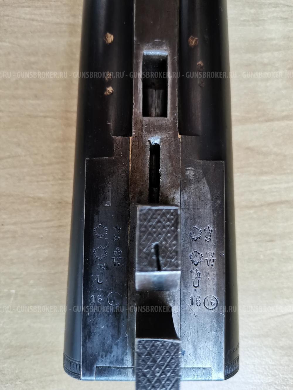 Немецкое довоенное ружьё O. Geyger, Berlin, 16 калибра