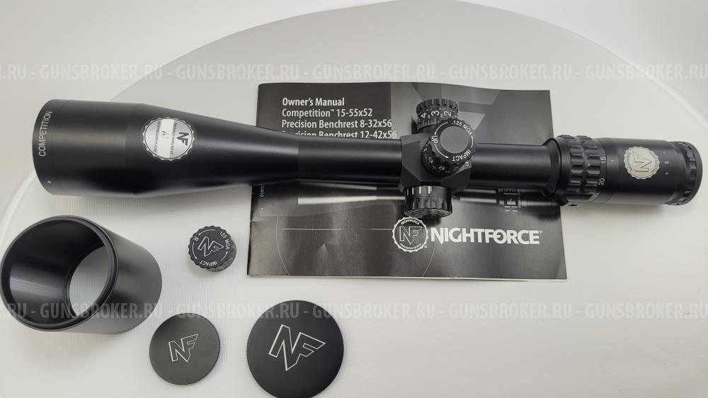 Nightforce Competition 15-55x52 0.125 CTR-3