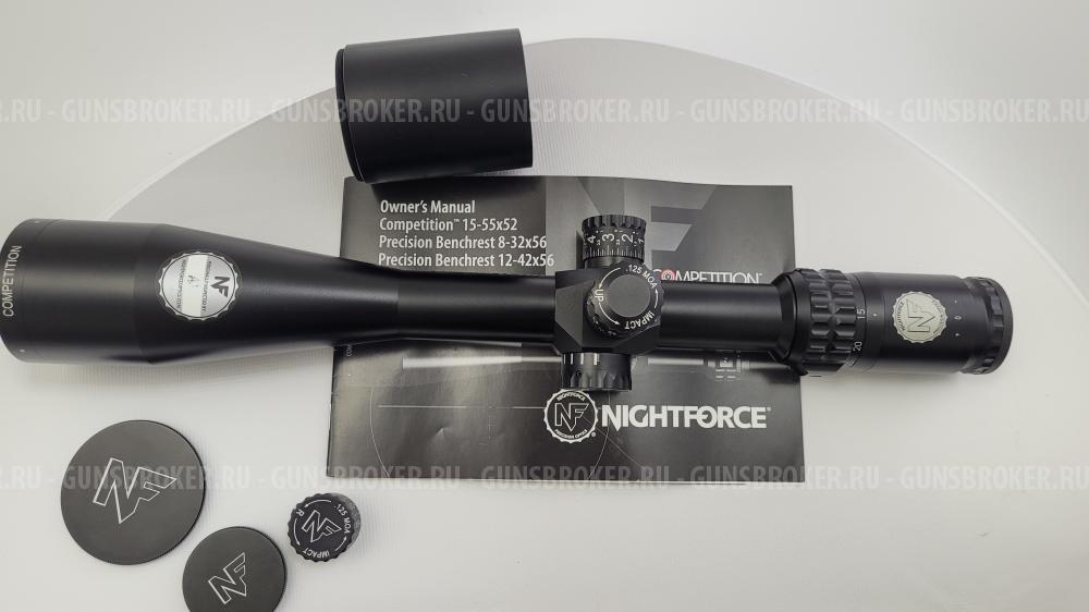 Nightforce Competition 15-55x52 0.125 CTR-3