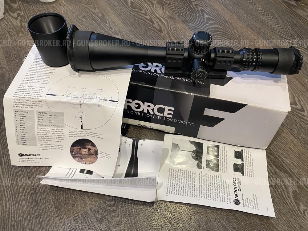 Nightforce NSX 5,5-22x56 zero stop, сетка MOAR