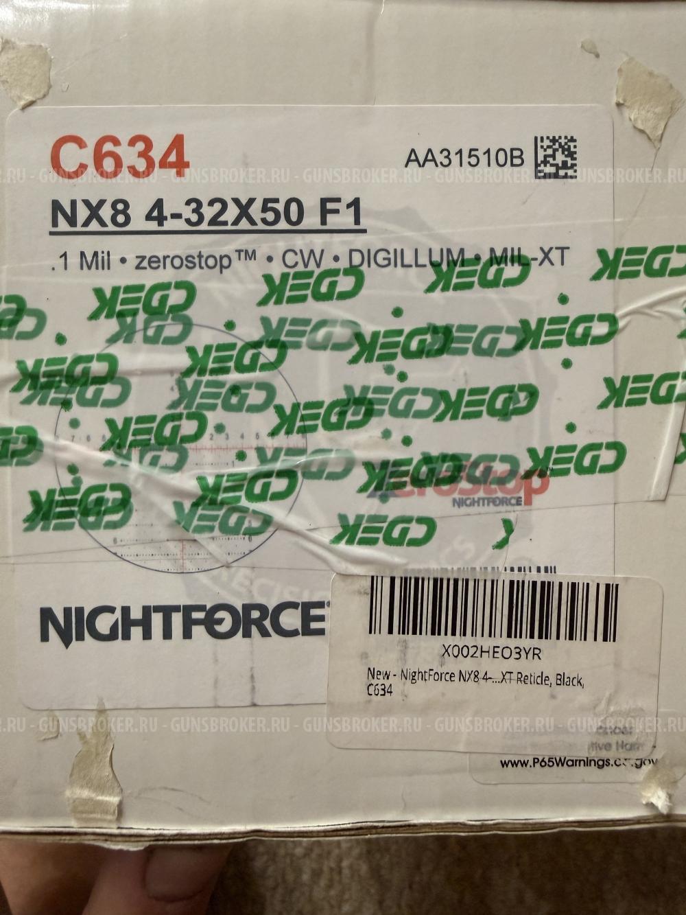 Nightforce nx8 4-32 F1