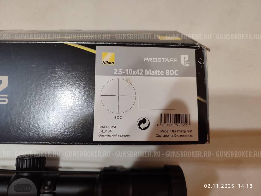 Nikon Prostaff P5 2,5-10x42 Matte BDC