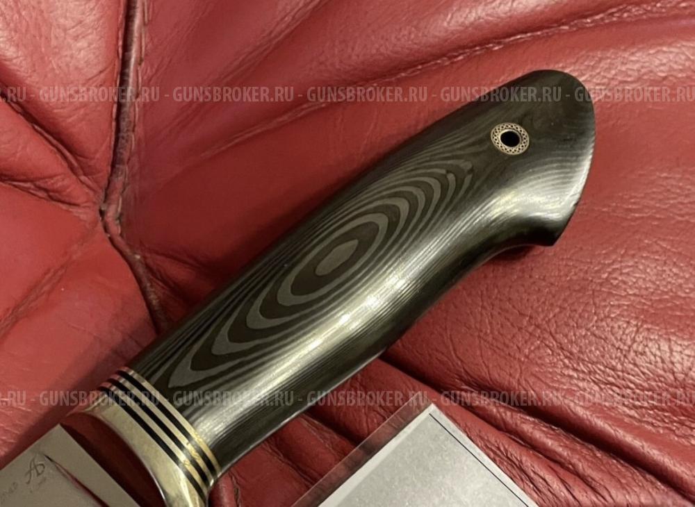 Нож Андрея Бирюкова карбон, сталь CTS 204P