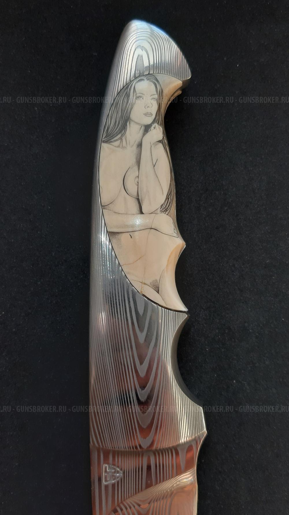 Нож авторский. Коллекция Штэфана Гобеча 2012 года. Шведский Damasteels.