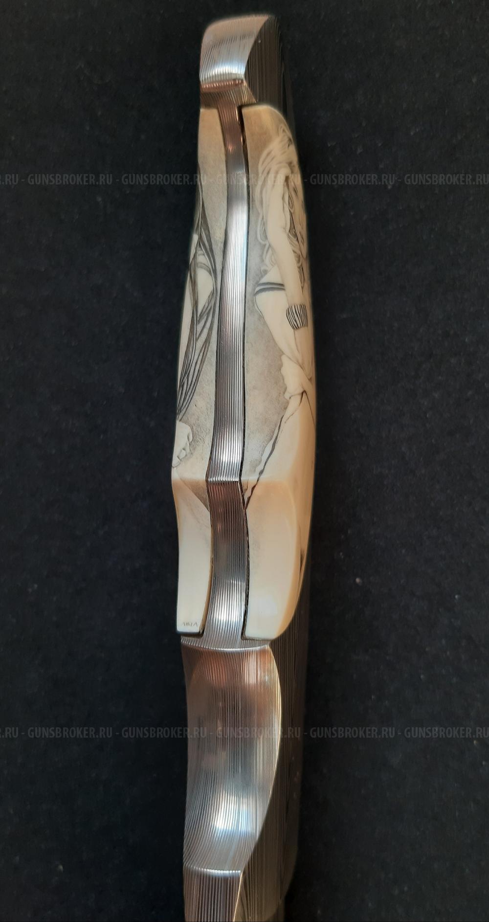 Нож авторский. Коллекция Штэфана Гобеча 2012 года. Шведский Damasteels.